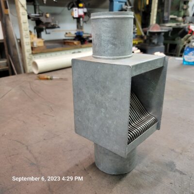 I-ZINC AutoClear Leaf and Debris Diverters Filters Cleanouts for Galvanized Gutters