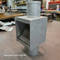 I-ZINC AutoClear Leaf and Debris Diverters Filters Cleanouts for Galvanized Gutters