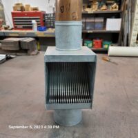 I-ZINC AutoClear Leaf and Debris Diverters Filters Cleanouts for Galvanized Gutters
