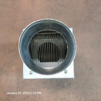 I-ZINC AutoClear Leaf and Debris Diverters Filters Cleanouts for Galvanized Gutters Downspouts 4 Inch Round