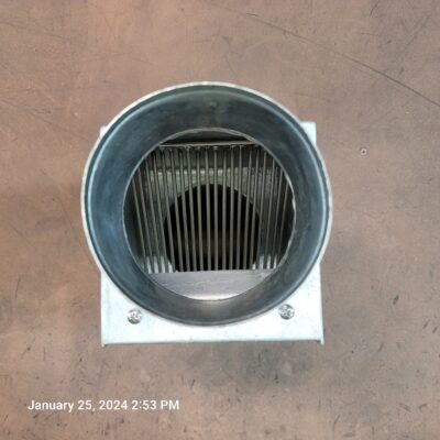 I-ZINC AutoClear Leaf and Debris Diverters Filters Cleanouts for Galvanized Gutters Downspouts 4 Inch Round