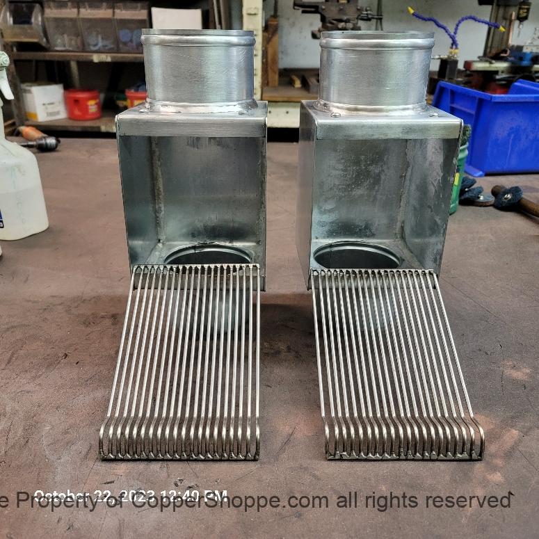 Galvanized AutoClear Leaf and Debris Diverters Filters Cleanouts for 4 ...