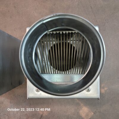 Galvanized AutoClear Leaf and Debris Diverters Filters Cleanouts for 4 Inch Round Downspouts